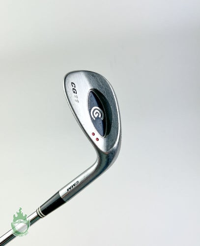 Used RH Cleveland CG11 2 Dot Wedge 56* True Temper DG Wedge Flex Steel Golf