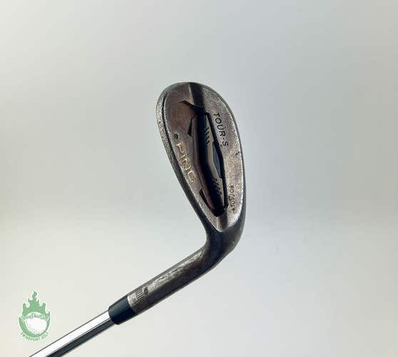 Used RH Ping Black Dot Tour-S 60*-10* Sand Wedge KBS Tour Stiff Flex Steel Golf