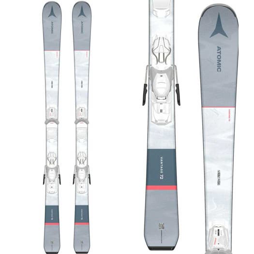 New Women's Atomic Vantage 72 Skis With Bindings