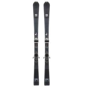 New Women's Volkl Flair 7.2 Skis w/ Marker Compact Bindings