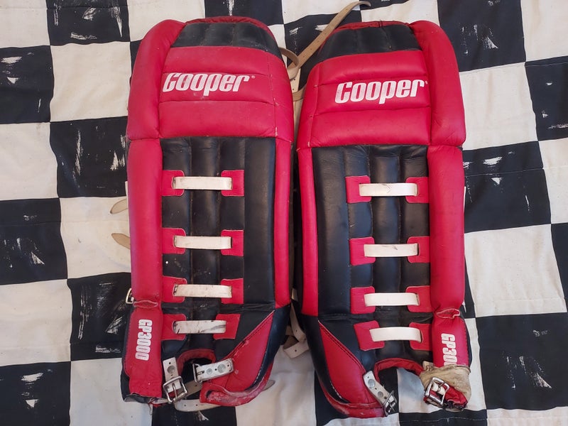 Vintage Cooper GP3000JR 26" Goalie Leg Pads SidelineSwap Buy and