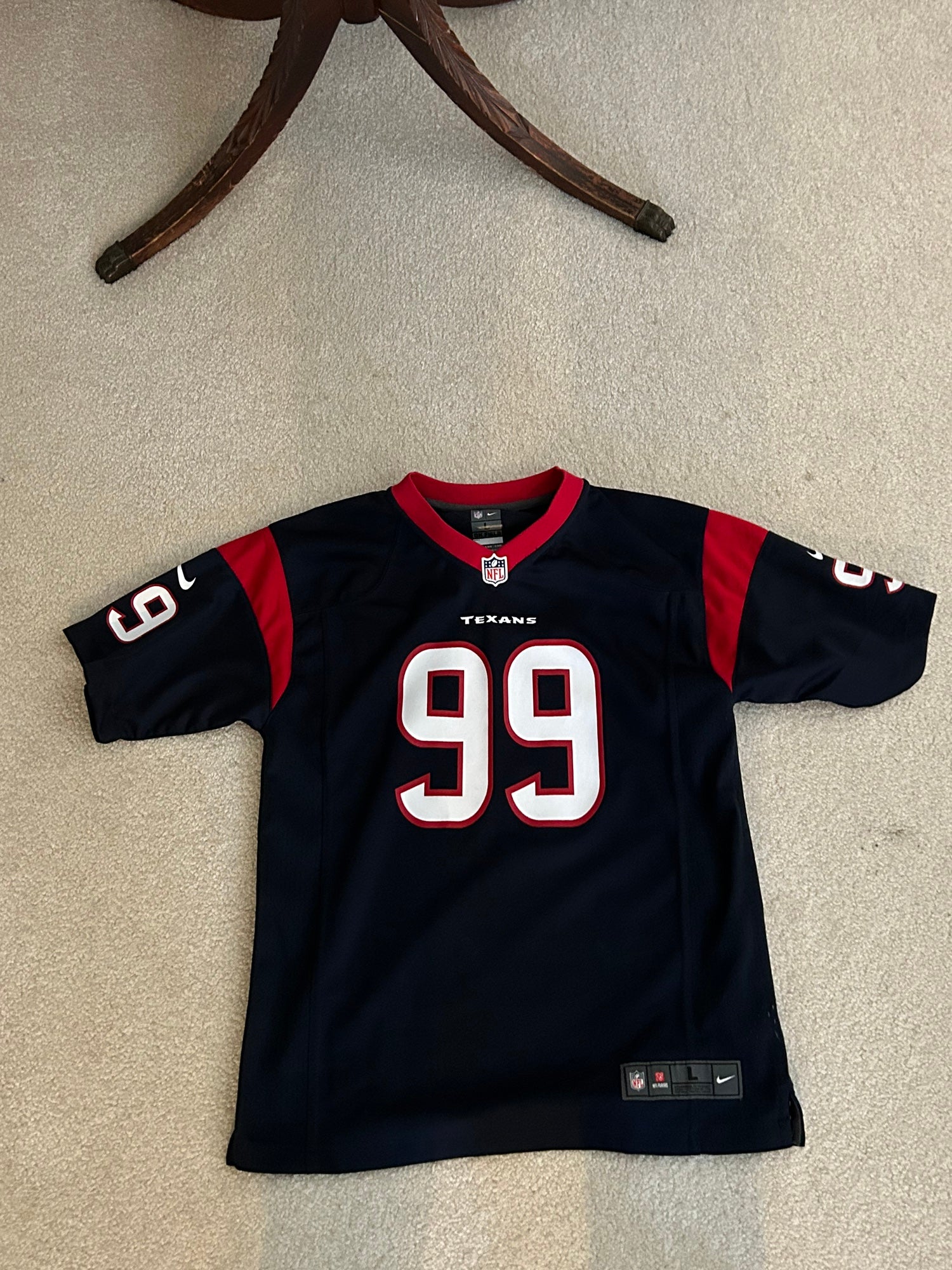 Reebok NFL Houston Texans Jersey 99 J. J. Watt in Blue Size S