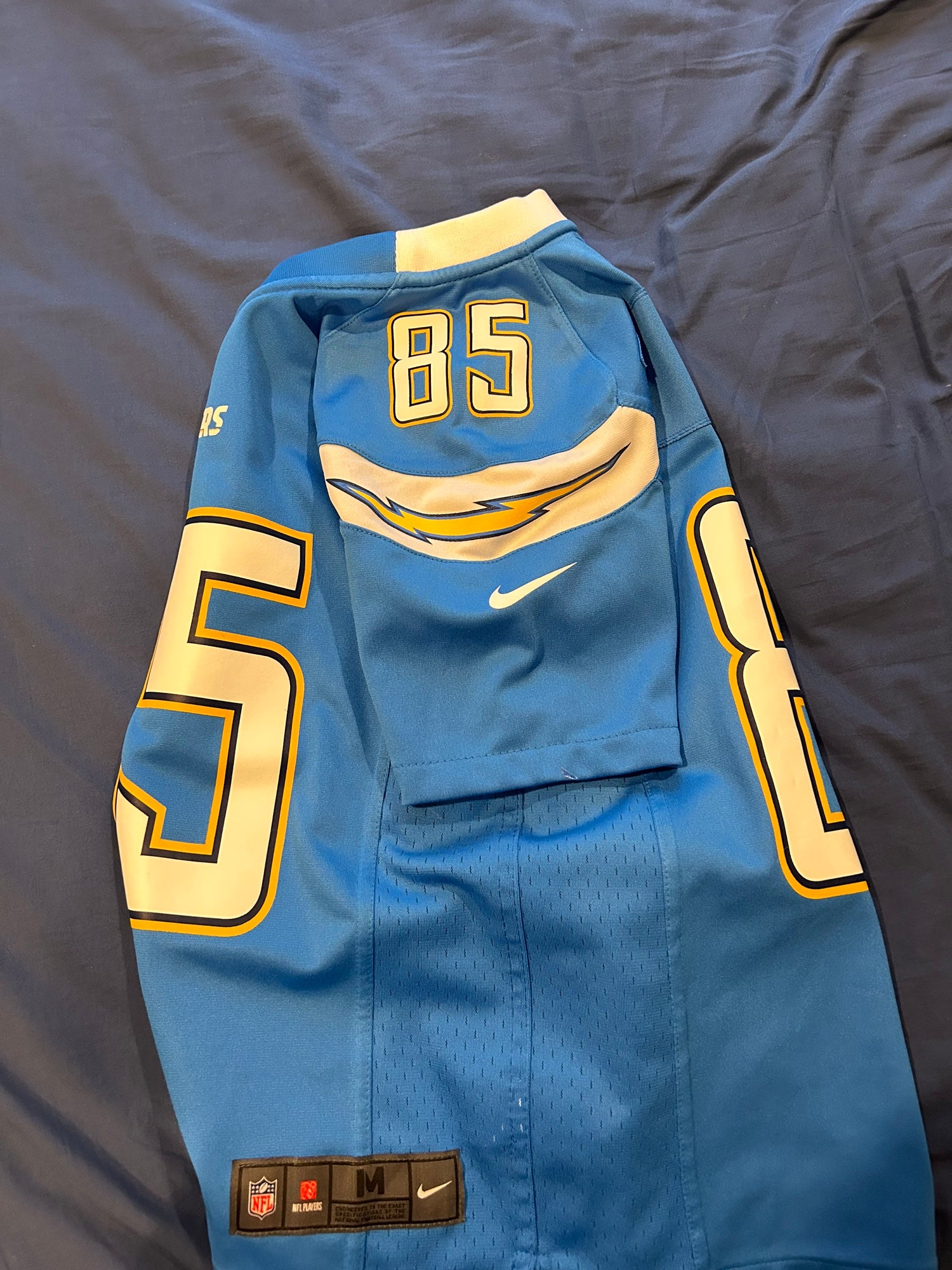 Reebok, Other, Brand New Nfl San Diego Chargers Antonio Gates Jersey Navy  Blue Hand Stiched