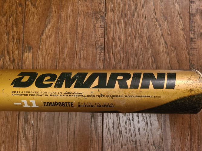 Used USSSA Certified DeMarini Composite CF 5 Bat (-11) 19 oz 30"