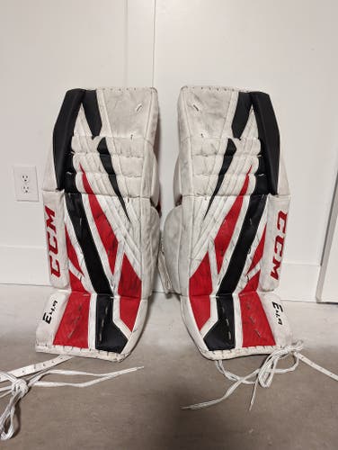 Used 32" CCM Extreme flex 4.9 Goalie Leg Pads
