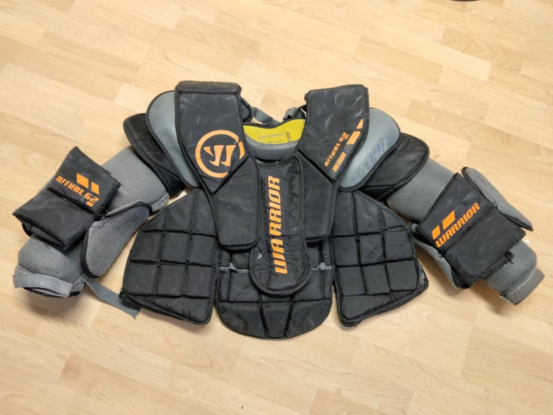 Used Medium Warrior Ritual G2 Goalie Chest Protector