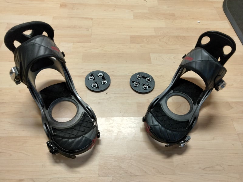 Used Large Burton MISSION Snowboard Bindings