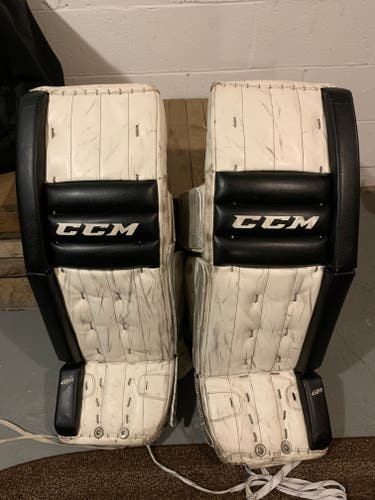 Used 33+1 CCM Retro Flex Goalie Leg Pads