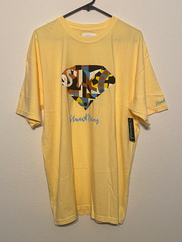 Diamond Supply LA Lakers Space Jam T-shirt Yellow Taz Mens XL NBA Looney  Tunes