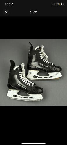 Jake DeBrusk Used Bauer Supreme 2S Pro Stock Ice Hockey Skates Size 10 Bruins