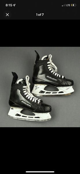 Jake DeBrusk Used Bauer Supreme 2S Pro Stock Ice Hockey Skates Size 10 Bruins