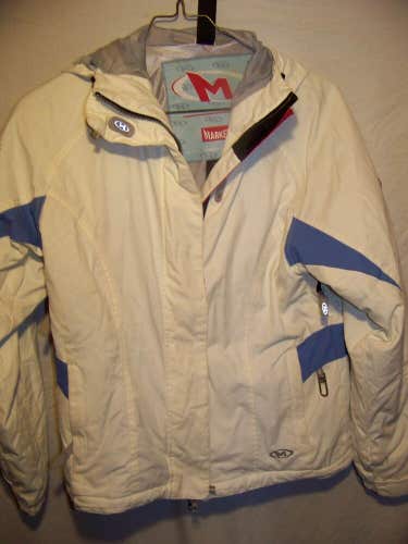 Marker Insulated Hooded Snowboard Ski Jacket, Womens 6 Small