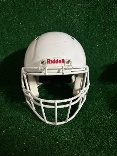 Adult Large - Riddell Speed Football Helmet - White