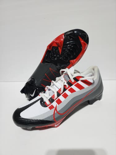 New Nike Vapor Edge Speed 360 DQ5110-061 Size 9 Football Cleats Black/White/Red NO BOX