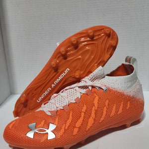 Under Armour Spotlight Lux mc ThreadLock Football Cleats 12 3023959-112 Orange