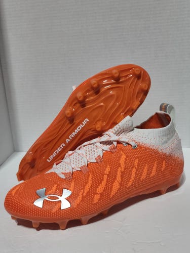 Under Armour Spotlight Lux mc ThreadLock Football Cleats 12 3023959-112 Orange
