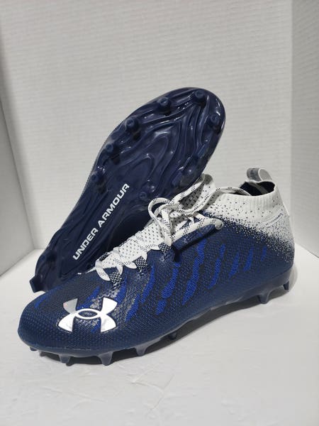 Under Armour Spotlight Men Sz 12.5 Blue Football Lacrosse  display picture 1