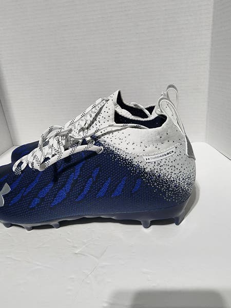 Under Armour Spotlight Men Sz 12.5 Blue Football Lacrosse  display picture 3