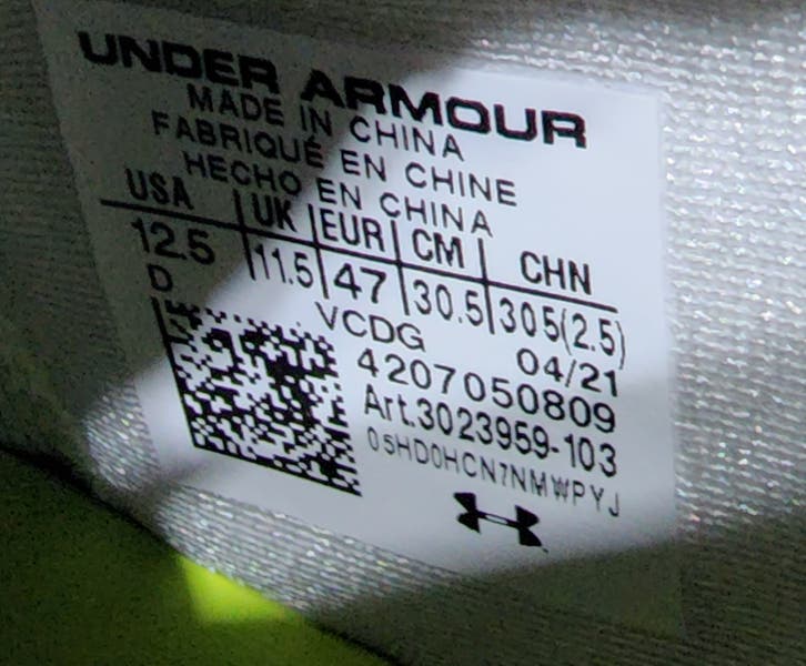 Under Armour Spotlight Men Sz 12.5 Blue Football Lacrosse  display picture 1