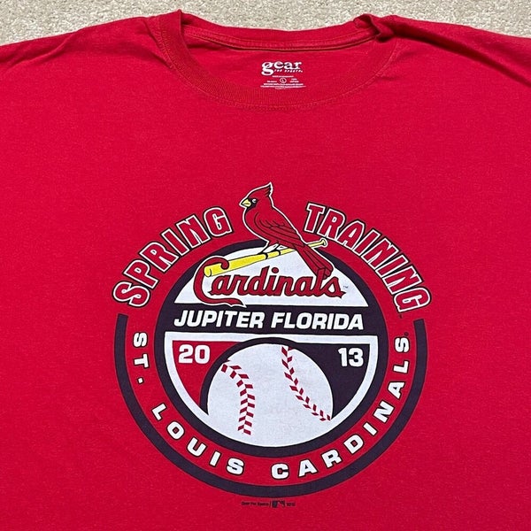 St Louis Cardinals T Shirt Men Large MLB Baseball 2013 Spring Training  Jupiter