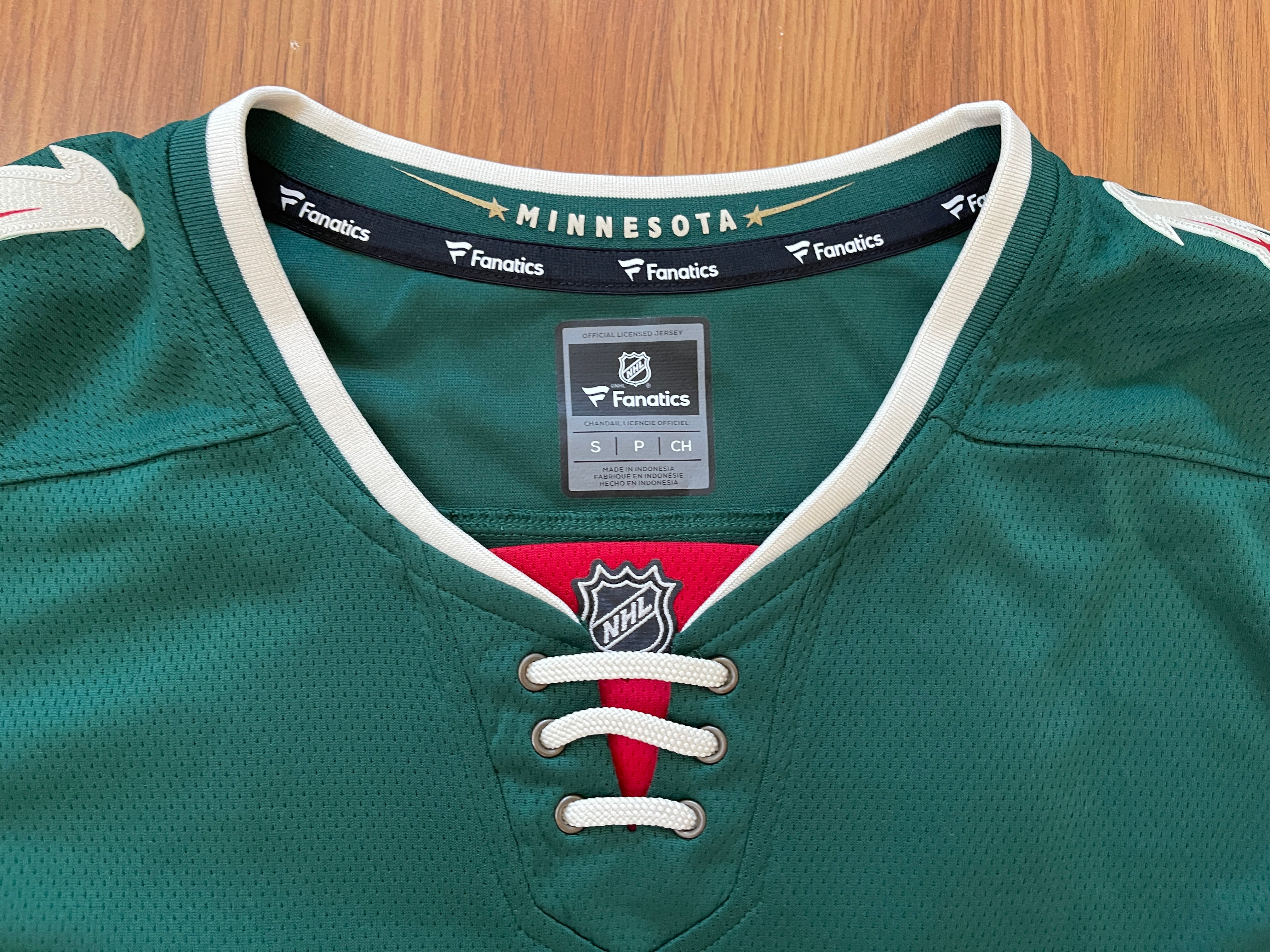 Fanatics Mens Green Minnesota Wild Zach Parise 11 NHL Jersey Size 4XL