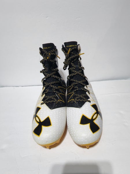 Yellow Black And Gold Under Armour Highlight Cleats Under Armour
