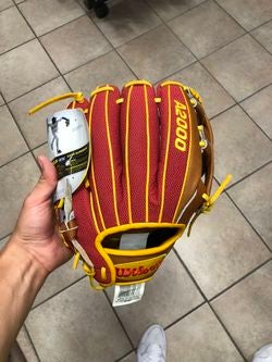 CLOSEOUT Wilson A2000 SuperSkin Dustin Pedroia Baseball Glove 11.75”  WTA20RB18DP15GM