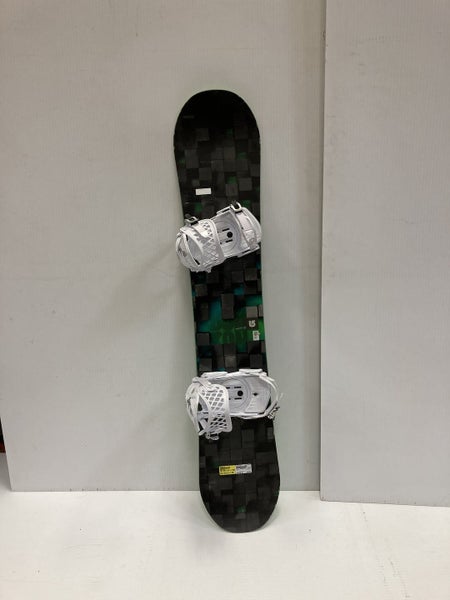 Used Burton Process 152 Cm Mens Snowboard Combo Includes New Bindings!