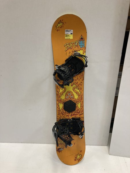 Used Burton Chopper 125 Cm Boys Snowboards Includes New Matrix Bindings