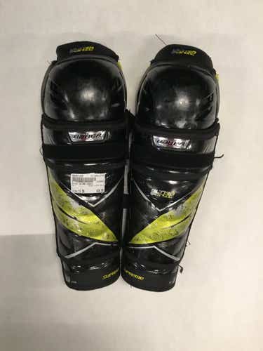 Used Bauer Ultra Sonic 13" Hockey Shin Guards