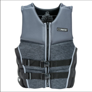 Connelly Classic Men's Neoprene Life Jacket , Gray/Black- X-Large