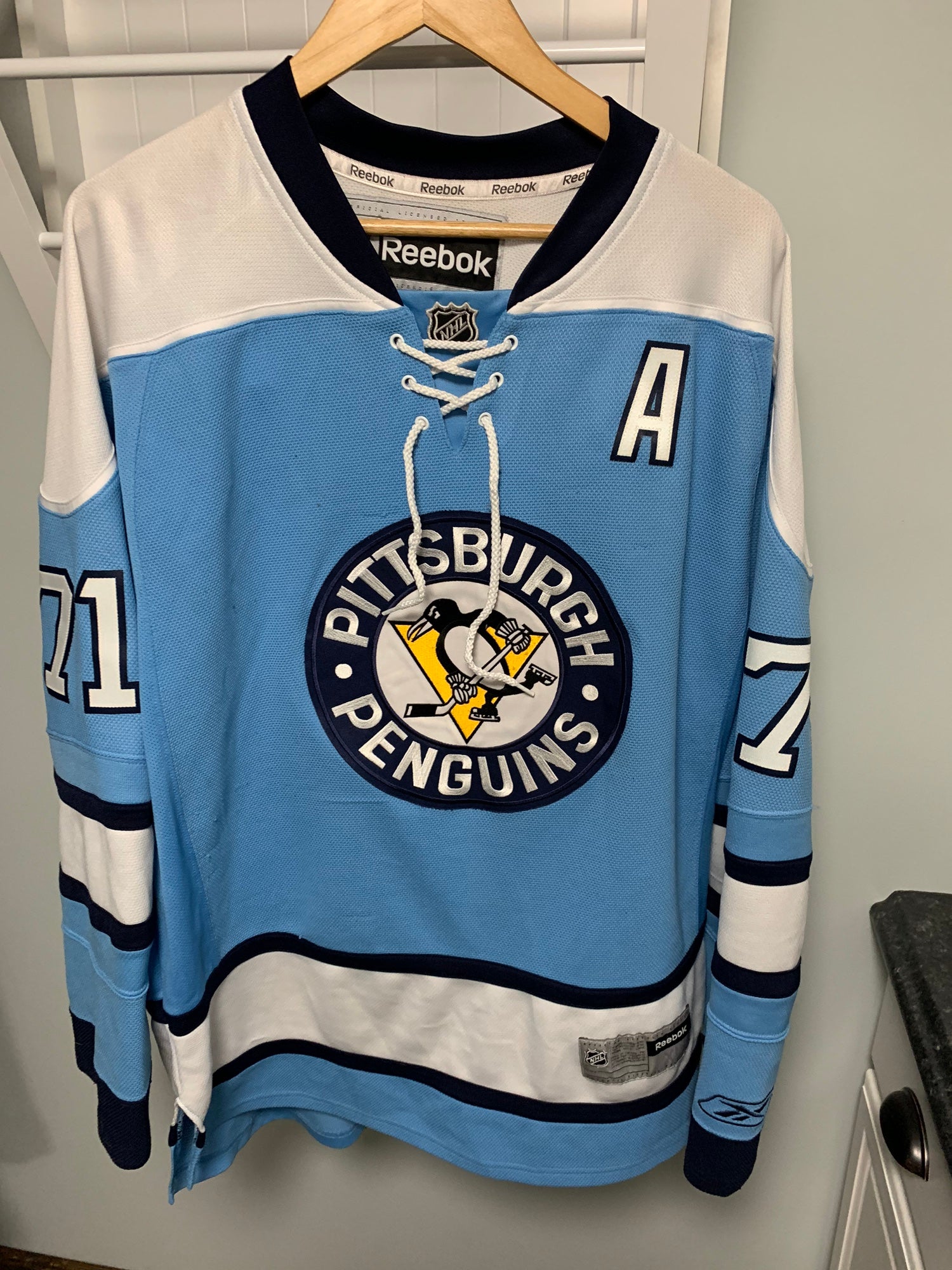 Pittsburgh Penguins Reebok NHL 3rd Alternate Blue Authentic Jersey