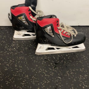 Used True Regular Width Size 8 2 Piece Hockey Goalie Skates