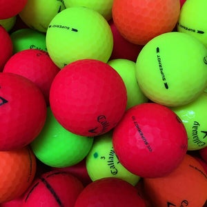 15 Callaway Superhot Colored AAAA Near Mint Used Golf Balls