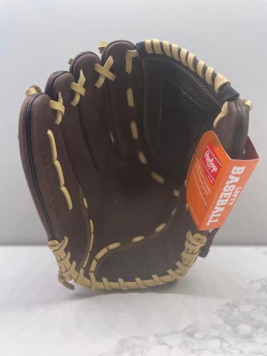 New Left Hand Throw 12.5" Rawlings Baseball Glove