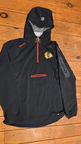 Chicago Blackhawks Reebok Quarter Zip Hoodie