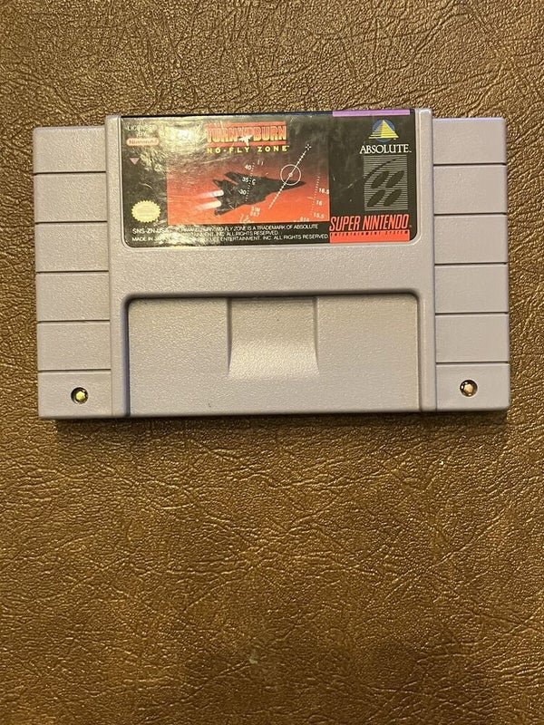 Turn and Burn No Fly Zone - Super Nintendo SNES Cart Only - Tested