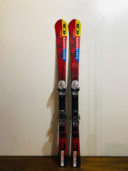 Salomon Equipe 10 T3V 130 cm Jr junior girls boys kids skis w