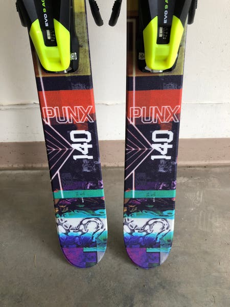 New Atomic Punx Skis With Tyrolia Bindings 140cm | SidelineSwap