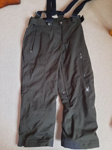 Men's Spyder  Snow Pants Full Zip Gore Tex Size Large