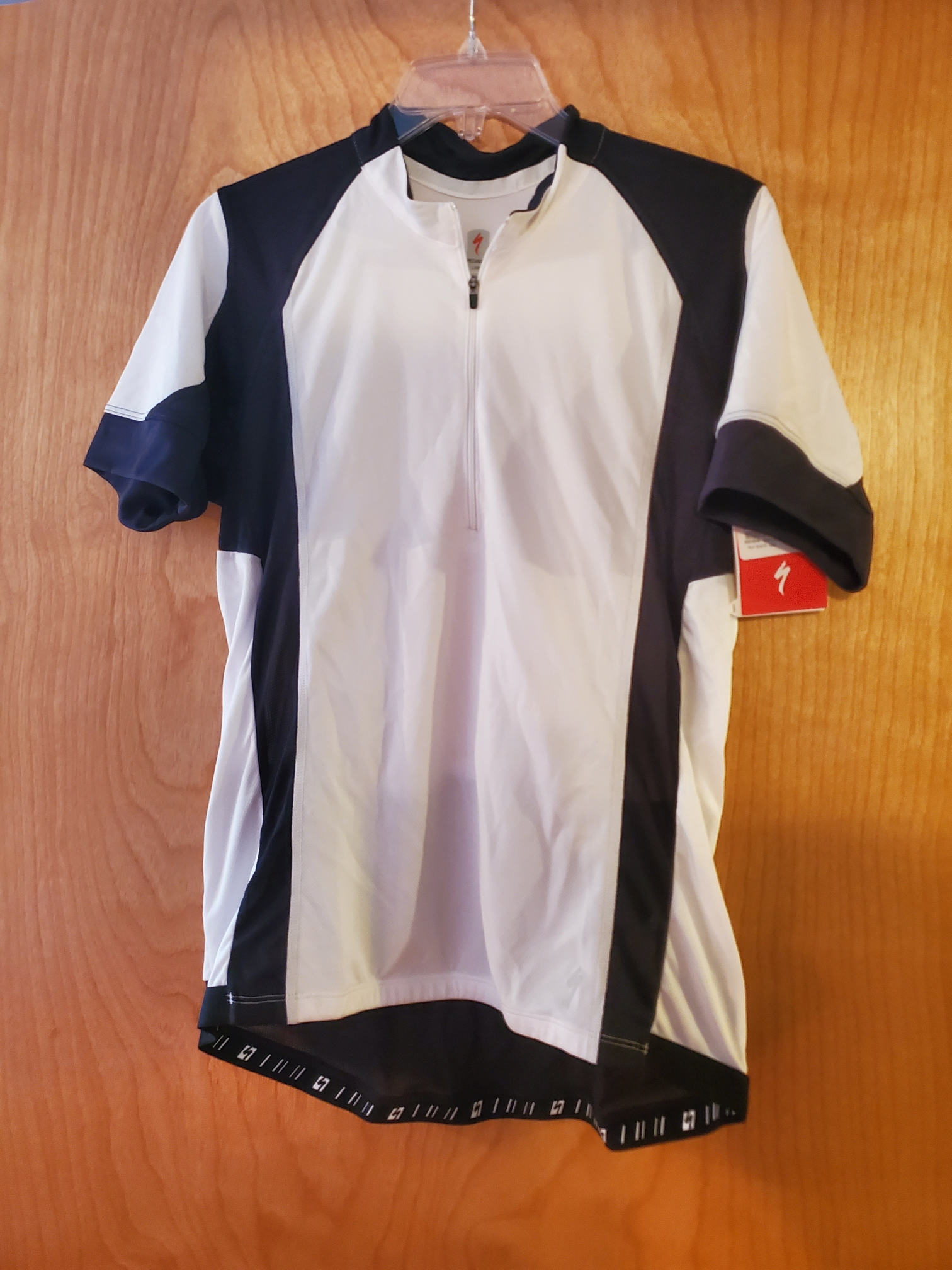 Specialized Allez Jersey, black and white. Large. NWT.