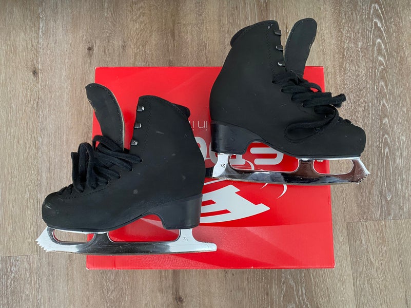 Used EDEA Overture Figure Skates Black Size 200