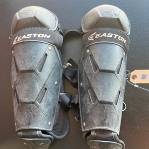 Protège-tibias Easton Pour Receveur (catcher) - Taille Enfant 9-12 Ans, Noir, Occasion