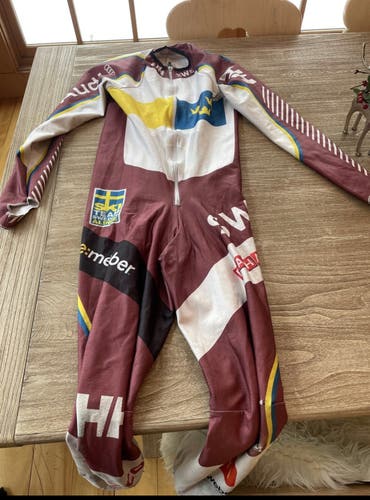 Unisex Medium Swedish Team Ski Suit FIS Legal