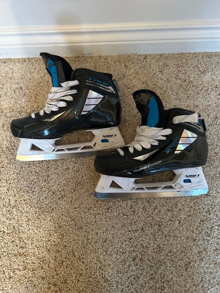 Used True Regular Width Size 8 TF9 Hockey Goalie Skates