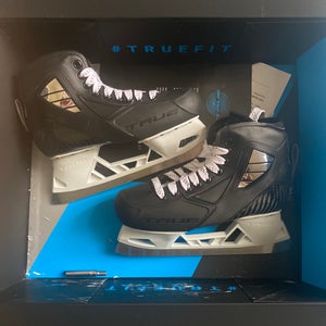 New True Regular Width  Size 7 2 Piece Hockey Goalie Skates