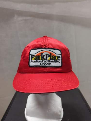 Vintage Park Place Pontiac/Cadillac/GMC Lincoln, NE Snapback Patch Hat Satin