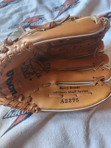 Used Wilson CHILDS TEE BALL BARRY BONDS GLOVE 9 Fielders Gloves Fielders  Gloves