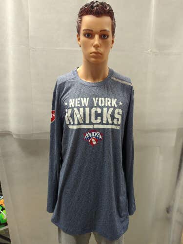 Game Used New York Knicks Salute To Service Shooting Shirt XLT Mitchell Robinson
