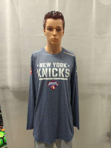 Game Used New York Knicks Salute To Service Shooting Shirt LT Immanuel Quickly